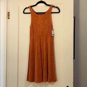 Free people size extra small burnt orange dress